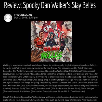 Review: Spooky Dan Walker’s Slay Belles